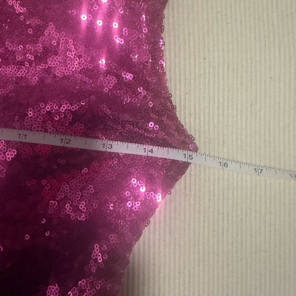 Hello Molly Pink Sequin Mini Dress - Picture 5 of 8